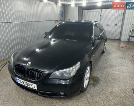 Черный БМВ 5 Серия, объемом двигателя 3 л и пробегом 389 тыс. км за 7800 $, фото 1 на Automoto.ua