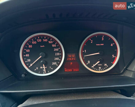 Черный БМВ 5 Серия, объемом двигателя 2.5 л и пробегом 482 тыс. км за 8500 $, фото 4 на Automoto.ua
