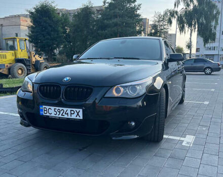 Черный БМВ 5 Серия, объемом двигателя 2 л и пробегом 341 тыс. км за 10700 $, фото 2 на Automoto.ua