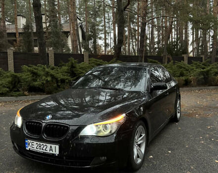 Черный БМВ 5 Серия, объемом двигателя 3 л и пробегом 220 тыс. км за 11999 $, фото 1 на Automoto.ua