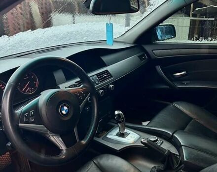 Черный БМВ 5 Серия, объемом двигателя 2 л и пробегом 254 тыс. км за 12930 $, фото 4 на Automoto.ua