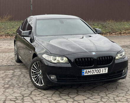 Черный БМВ 5 Серия, объемом двигателя 2 л и пробегом 313 тыс. км за 13499 $, фото 2 на Automoto.ua
