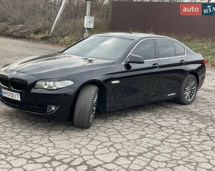 Черный БМВ 5 Серия, объемом двигателя 2 л и пробегом 313 тыс. км за 13499 $, фото 1 на Automoto.ua