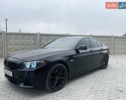 Черный БМВ 5 Серия, объемом двигателя 3 л и пробегом 225 тыс. км за 10500 $, фото 3 на Automoto.ua