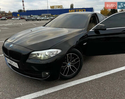 Черный БМВ 5 Серия, объемом двигателя 2 л и пробегом 261 тыс. км за 13500 $, фото 1 на Automoto.ua
