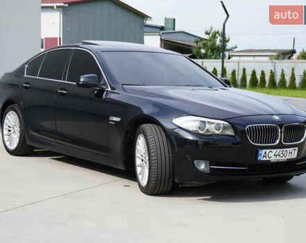 Черный БМВ 5 Серия, объемом двигателя 3 л и пробегом 215 тыс. км за 15850 $, фото 7 на Automoto.ua