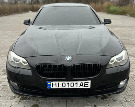 Черный БМВ 5 Серия, объемом двигателя 2 л и пробегом 192 тыс. км за 12700 $, фото 1 на Automoto.ua