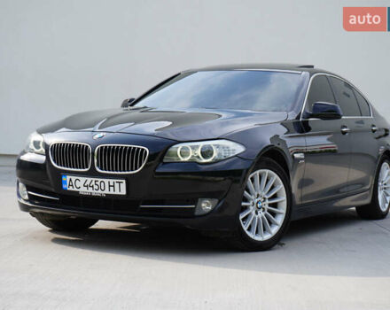 Черный БМВ 5 Серия, объемом двигателя 3 л и пробегом 215 тыс. км за 15850 $, фото 2 на Automoto.ua