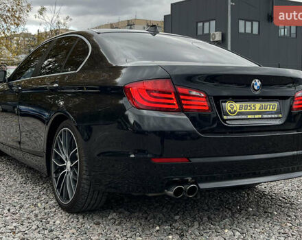 Черный БМВ 5 Серия, объемом двигателя 2 л и пробегом 217 тыс. км за 10700 $, фото 3 на Automoto.ua