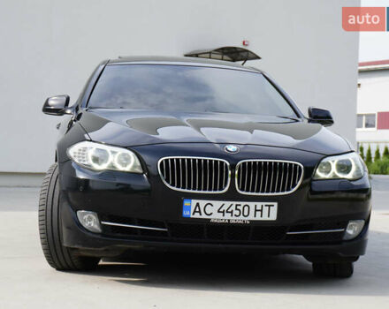 Черный БМВ 5 Серия, объемом двигателя 3 л и пробегом 215 тыс. км за 15850 $, фото 6 на Automoto.ua