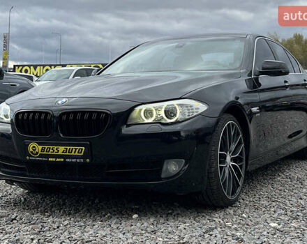 Черный БМВ 5 Серия, объемом двигателя 2 л и пробегом 217 тыс. км за 10700 $, фото 2 на Automoto.ua