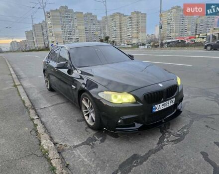Чорний БМВ 5 Серія, об'ємом двигуна 3 л та пробігом 266 тис. км за 13600 $, фото 2 на Automoto.ua