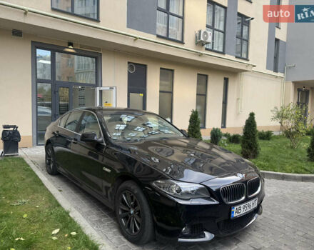 Черный БМВ 5 Серия, объемом двигателя 2 л и пробегом 180 тыс. км за 12300 $, фото 1 на Automoto.ua