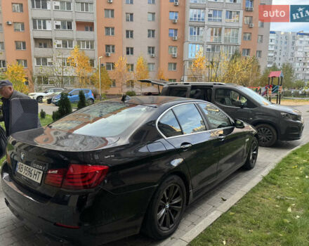 Черный БМВ 5 Серия, объемом двигателя 2 л и пробегом 180 тыс. км за 12300 $, фото 4 на Automoto.ua