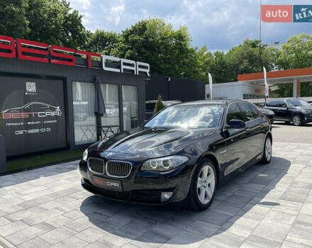 Черный БМВ 5 Серия, объемом двигателя 2 л и пробегом 140 тыс. км за 13900 $, фото 1 на Automoto.ua