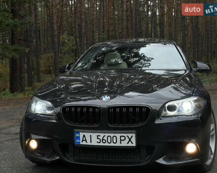 Черный БМВ 5 Серия, объемом двигателя 2 л и пробегом 210 тыс. км за 13200 $, фото 1 на Automoto.ua