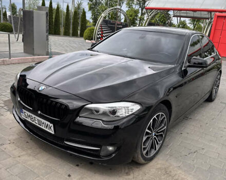 Черный БМВ 5 Серия, объемом двигателя 2 л и пробегом 350 тыс. км за 16500 $, фото 1 на Automoto.ua