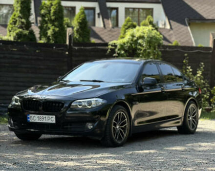 Чорний БМВ 5 Серія, об'ємом двигуна 2 л та пробігом 190 тис. км за 12500 $, фото 1 на Automoto.ua