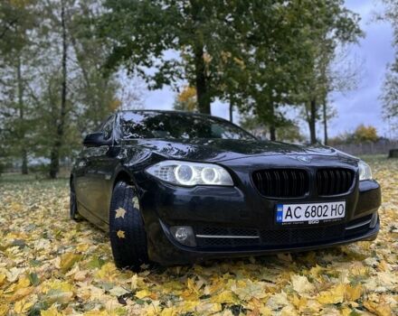Черный БМВ 5 Серия, объемом двигателя 2 л и пробегом 205 тыс. км за 12499 $, фото 1 на Automoto.ua