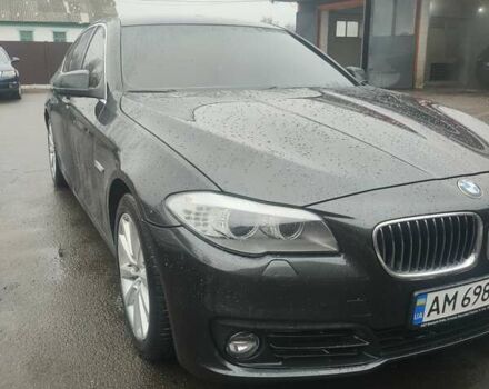 Черный БМВ 5 Серия, объемом двигателя 2 л и пробегом 347 тыс. км за 14999 $, фото 1 на Automoto.ua