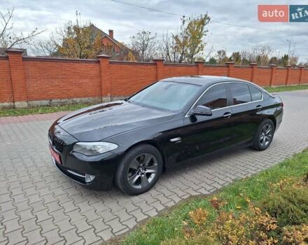 Черный БМВ 5 Серия, объемом двигателя 2 л и пробегом 222 тыс. км за 12500 $, фото 4 на Automoto.ua