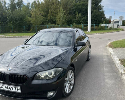 Черный БМВ 5 Серия, объемом двигателя 2 л и пробегом 300 тыс. км за 12200 $, фото 1 на Automoto.ua