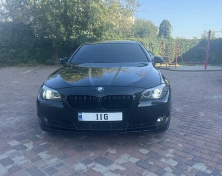 Черный БМВ 5 Серия, объемом двигателя 3 л и пробегом 296 тыс. км за 12300 $, фото 5 на Automoto.ua