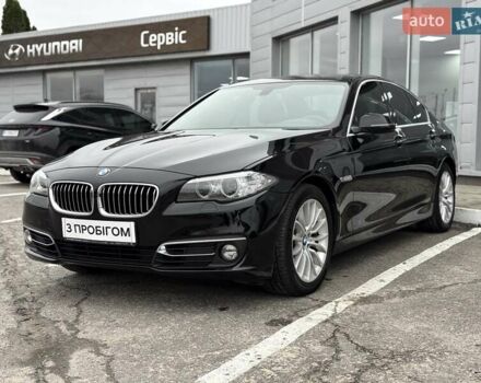 Чорний БМВ 5 Серія, об'ємом двигуна 2 л та пробігом 160 тис. км за 16800 $, фото 1 на Automoto.ua
