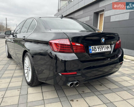 Черный БМВ 5 Серия, объемом двигателя 2 л и пробегом 215 тыс. км за 15800 $, фото 2 на Automoto.ua