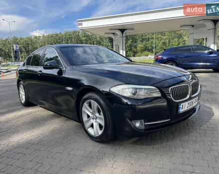 Чорний БМВ 5 Серія, об'ємом двигуна 2 л та пробігом 180 тис. км за 13500 $, фото 1 на Automoto.ua