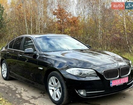Черный БМВ 5 Серия, объемом двигателя 2 л и пробегом 130 тыс. км за 13450 $, фото 1 на Automoto.ua