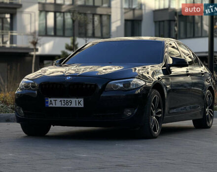 Чорний БМВ 5 Серія, об'ємом двигуна 2 л та пробігом 328 тис. км за 12900 $, фото 6 на Automoto.ua