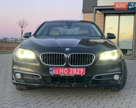 Черный БМВ 5 Серия, объемом двигателя 2 л и пробегом 212 тыс. км за 12700 $, фото 6 на Automoto.ua