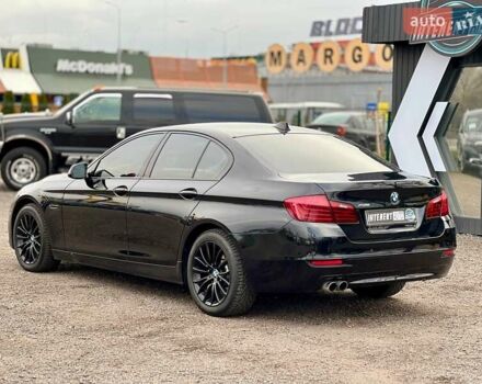 Черный БМВ 5 Серия, объемом двигателя 2 л и пробегом 185 тыс. км за 18300 $, фото 3 на Automoto.ua