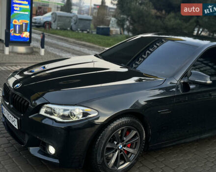Черный БМВ 5 Серия, объемом двигателя 2 л и пробегом 262 тыс. км за 19000 $, фото 2 на Automoto.ua