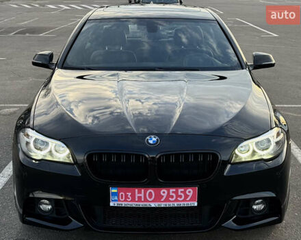 Черный БМВ 5 Серия, объемом двигателя 2 л и пробегом 215 тыс. км за 14800 $, фото 1 на Automoto.ua