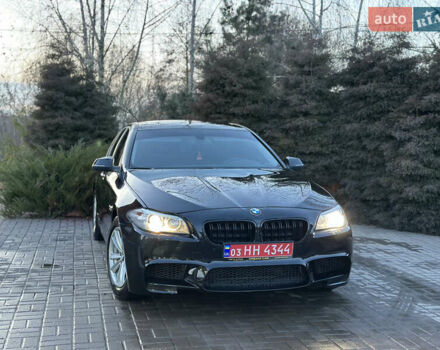 Черный БМВ 5 Серия, объемом двигателя 2 л и пробегом 216 тыс. км за 11899 $, фото 1 на Automoto.ua