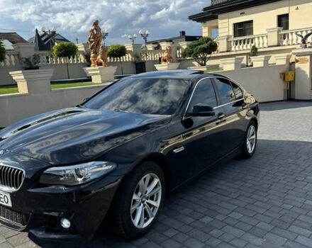 Черный БМВ 5 Серия, объемом двигателя 2 л и пробегом 213 тыс. км за 15500 $, фото 1 на Automoto.ua