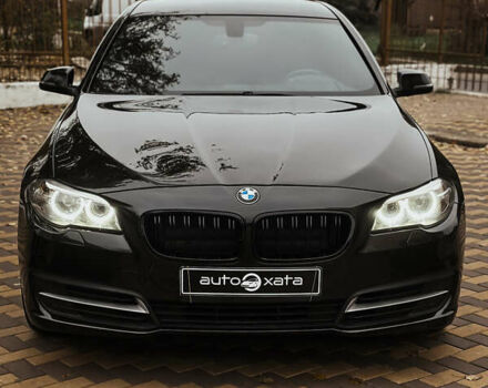 Черный БМВ 5 Серия, объемом двигателя 2 л и пробегом 180 тыс. км за 19000 $, фото 1 на Automoto.ua