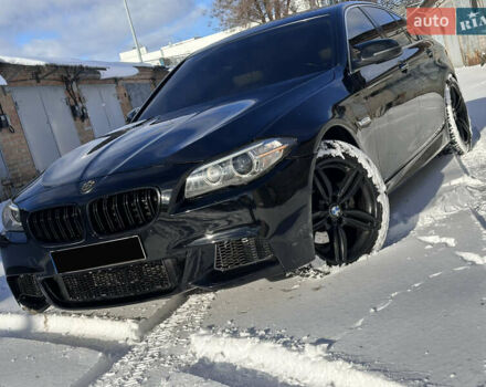 Черный БМВ 5 Серия, объемом двигателя 2 л и пробегом 257 тыс. км за 13500 $, фото 1 на Automoto.ua