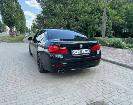 Чорний БМВ 5 Серія, об'ємом двигуна 2 л та пробігом 220 тис. км за 13399 $, фото 1 на Automoto.ua