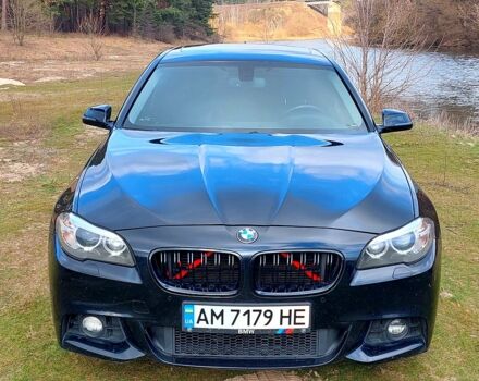 Чорний БМВ 5 Серія, об'ємом двигуна 2 л та пробігом 250 тис. км за 19500 $, фото 1 на Automoto.ua