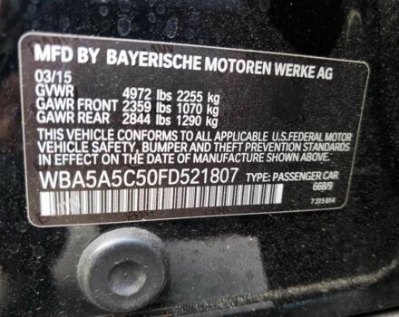 Черный БМВ 5 Серия, объемом двигателя 2 л и пробегом 131 тыс. км за 1750 $, фото 11 на Automoto.ua