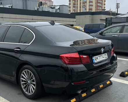 Черный БМВ 5 Серия, объемом двигателя 2 л и пробегом 213 тыс. км за 21500 $, фото 4 на Automoto.ua
