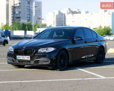 Черный БМВ 5 Серия, объемом двигателя 2 л и пробегом 247 тыс. км за 19400 $, фото 2 на Automoto.ua