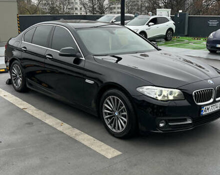 Черный БМВ 5 Серия, объемом двигателя 2 л и пробегом 213 тыс. км за 21500 $, фото 1 на Automoto.ua