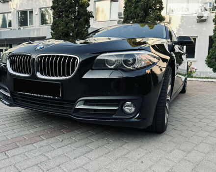 Черный БМВ 5 Серия, объемом двигателя 2 л и пробегом 214 тыс. км за 21000 $, фото 3 на Automoto.ua