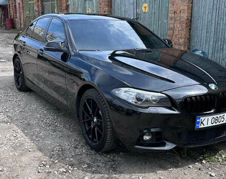 Черный БМВ 5 Серия, объемом двигателя 3 л и пробегом 95 тыс. км за 21000 $, фото 1 на Automoto.ua