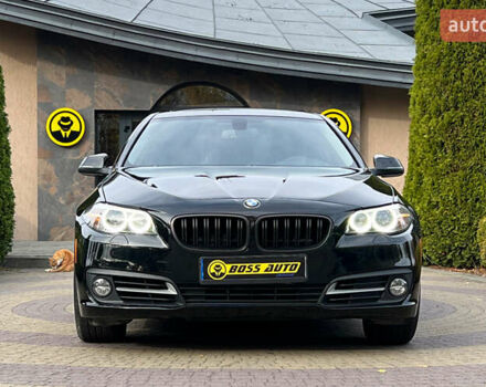 Чорний БМВ 5 Серія, об'ємом двигуна 2 л та пробігом 182 тис. км за 16300 $, фото 1 на Automoto.ua