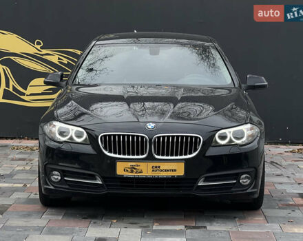 Черный БМВ 5 Серия, объемом двигателя 2 л и пробегом 105 тыс. км за 21300 $, фото 1 на Automoto.ua